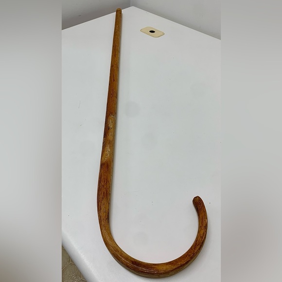 Antique 77th Nevins Twp 4-H Fontanet Bean Dinner Cane Walking Stick - Picture 6 of 16